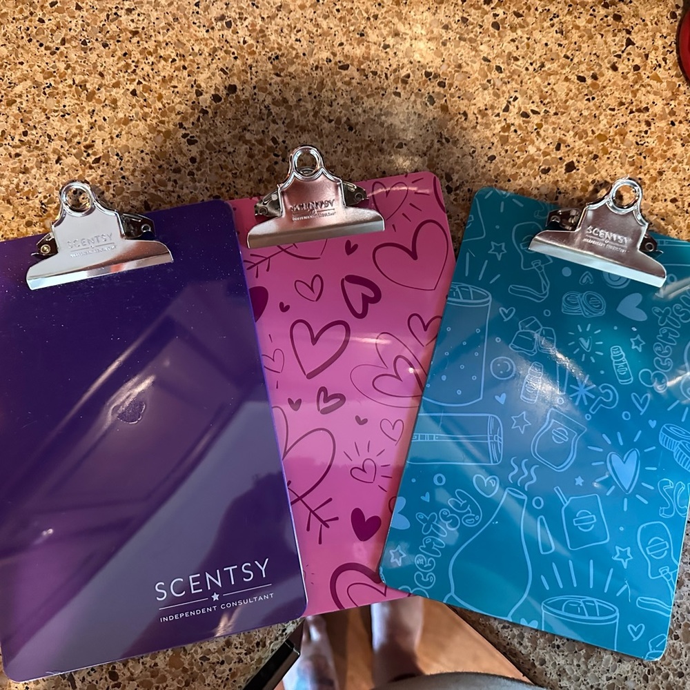Scentsy mini clipboards